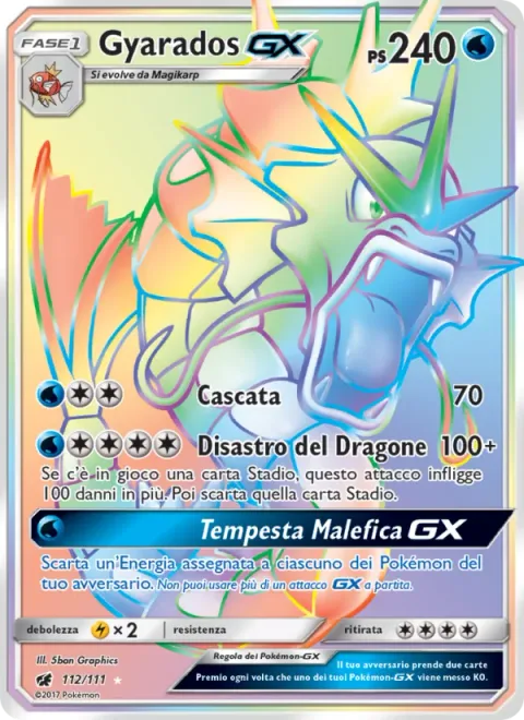 Gyarados GX [Waterfall | Draconic Disaster | Dread Storm GX]