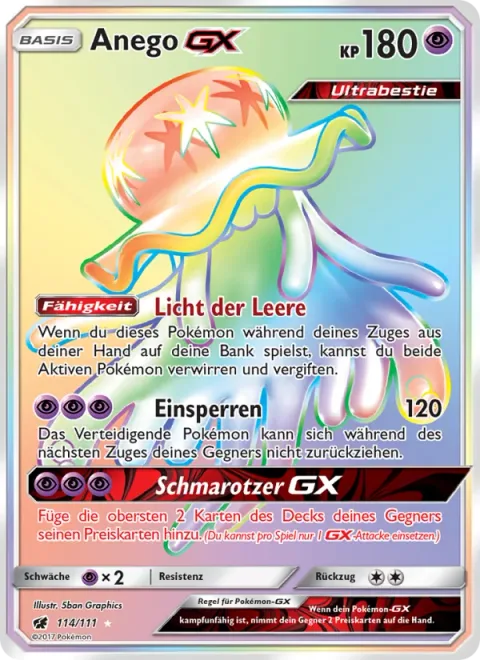 Nihilego GX [Empty Light | Lock Up | Symbiont GX]