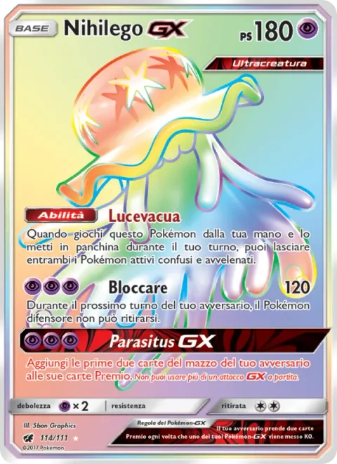 Nihilego GX [Empty Light | Lock Up | Symbiont GX]