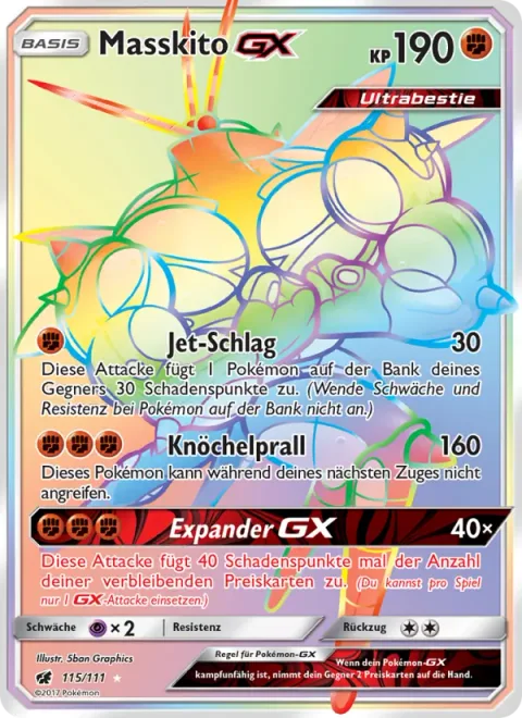 Buzzwole GX [Jet Punch | Knuckle Impact | Absorption GX]
