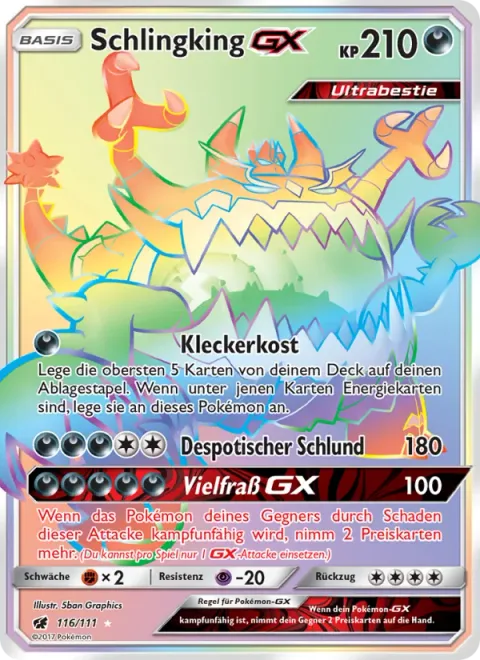 Guzzlord GX [Eat Sloppily | Tyrannical Hole | Glutton GX]