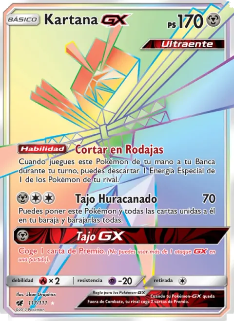 Kartana GX [Slice Off | Gale Blade | Blade GX]