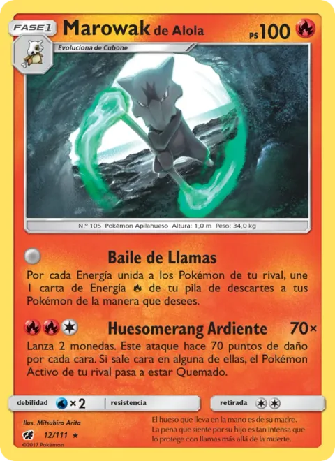 Alolan Marowak [Dance of Flames | Burning Bonemerang]