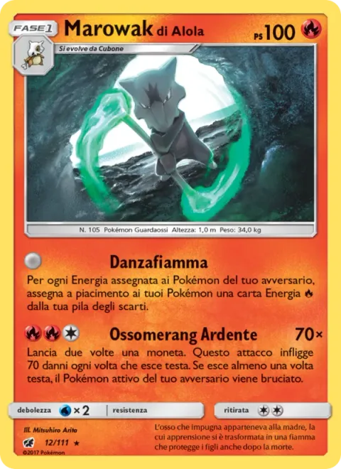Alolan Marowak [Dance of Flames | Burning Bonemerang]