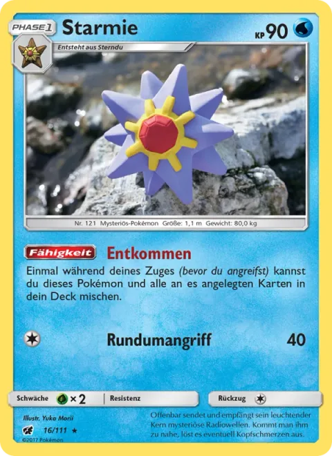Starmie [Escape | Spinning Attack]