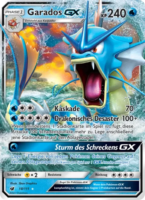 Gyarados GX [Waterfall | Draconic Disaster | Dread Storm GX]