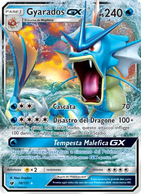 Gyarados GX [Waterfall | Draconic Disaster | Dread Storm GX]
