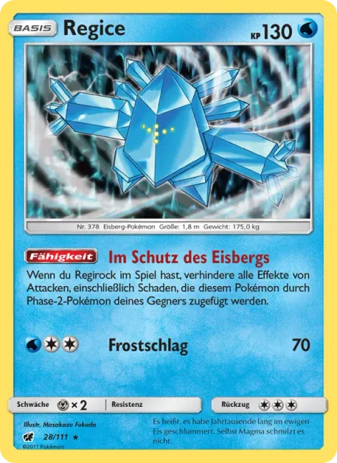 Regice [Iceberg Shield | Frost Smash]