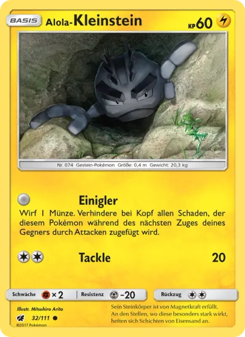 Alolan Geodude [Defense Curl | Tackle]