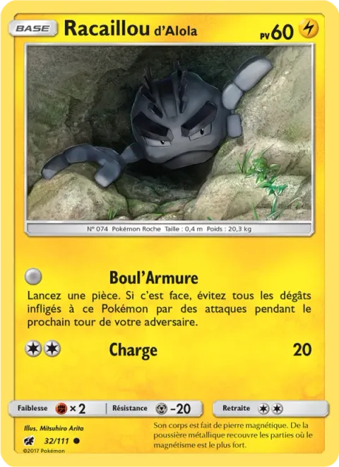 Alolan Geodude [Defense Curl | Tackle]