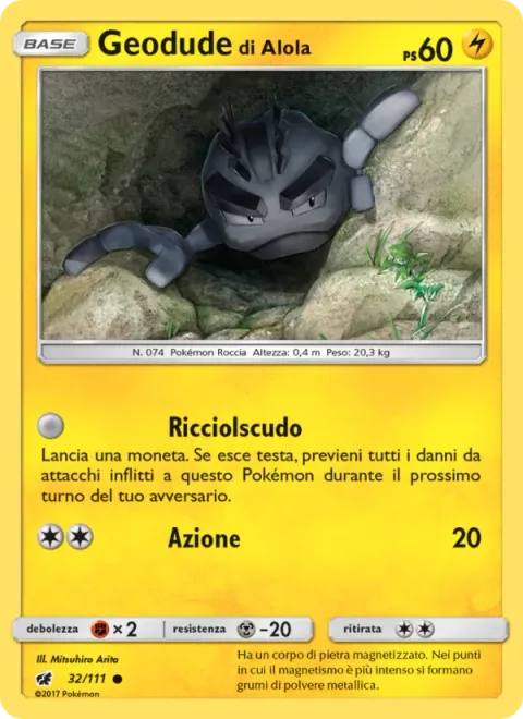 Alolan Geodude [Defense Curl | Tackle]