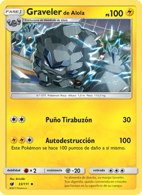 Alolan Graveler [Corkscrew Punch | Self-Destruct]