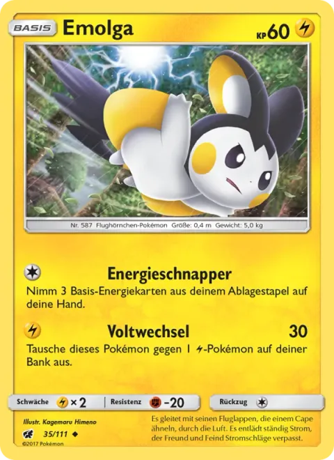 Emolga [Energy Catch | Volt Switch]