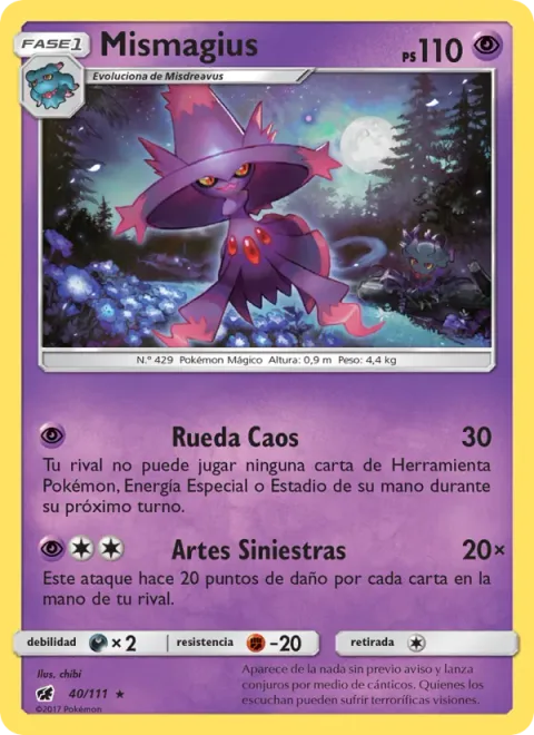 Mismagius [Chaos Wheel | Dark Arts]