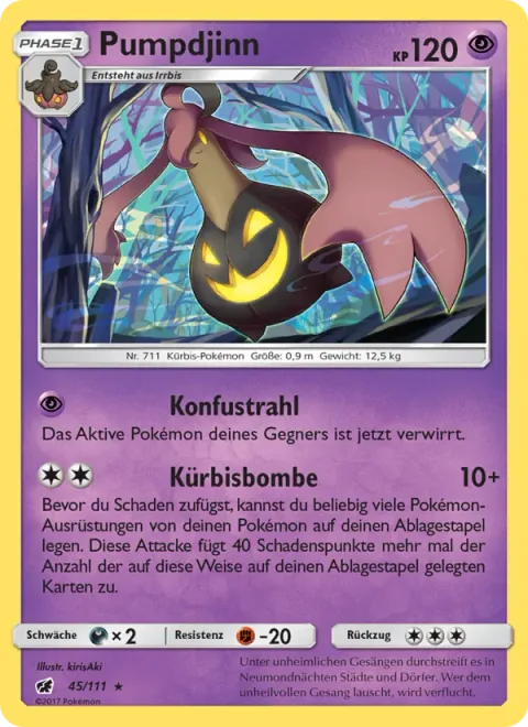 Gourgeist [Confuse Ray | Pumpkin Bomb]