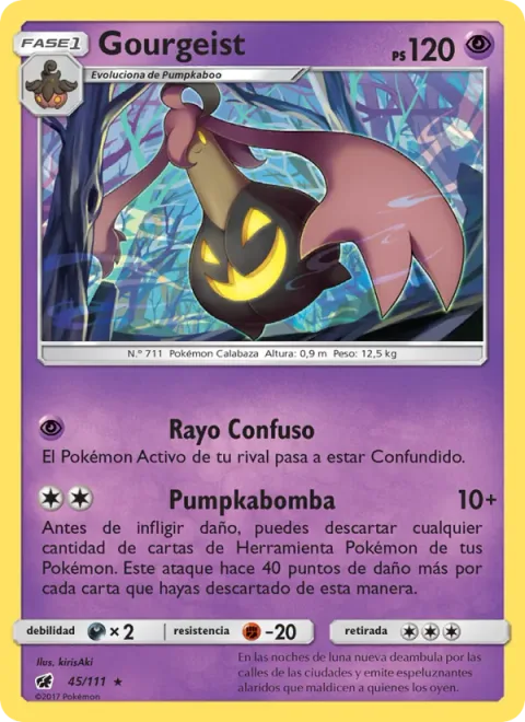 Gourgeist [Confuse Ray | Pumpkin Bomb]