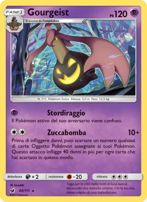 Gourgeist [Confuse Ray | Pumpkin Bomb]