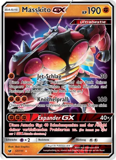 Buzzwole GX [Jet Punch | Knuckle Impact | Absorption GX]