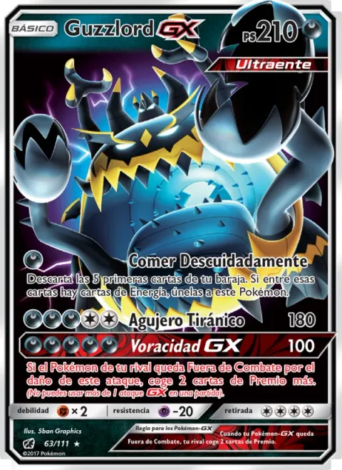 Guzzlord GX [Eat Sloppily | Tyrannical Hole | Glutton GX]