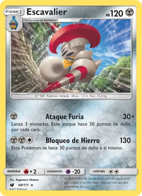 Escavalier [Fury Attack | Iron Tackle]