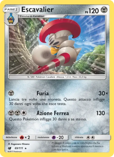 Escavalier [Fury Attack | Iron Tackle]