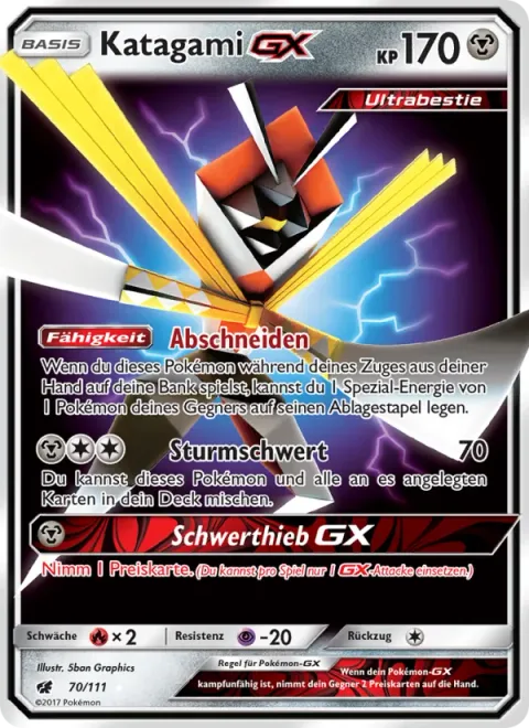 Kartana GX [Slice Off | Gale Blade | Blade GX]