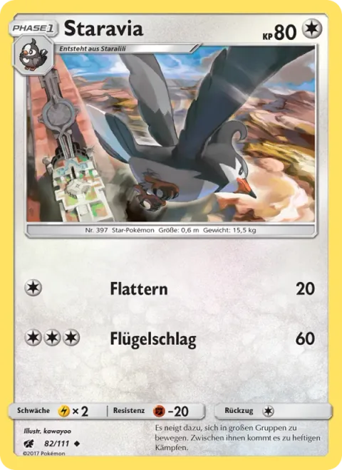 Staravia [Flap | Wing Attack]