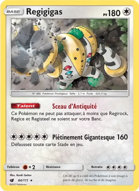 Regigigas [Seal of Antiquity | Giant Stomp]