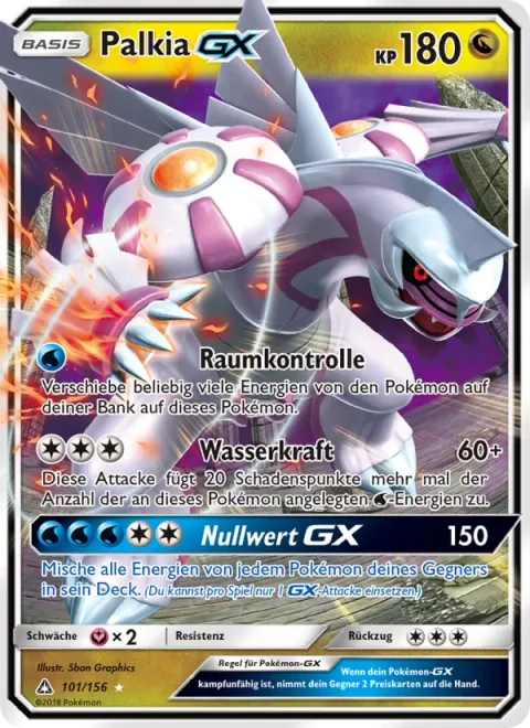Palkia GX [Spatial Control | Hydro Pressure | Zero Vanish GX]