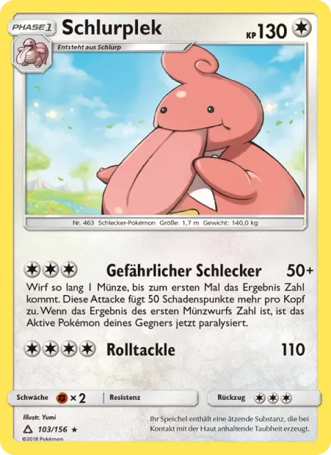 Lickilicky [Dangerous Lick | Rolling Tackle]