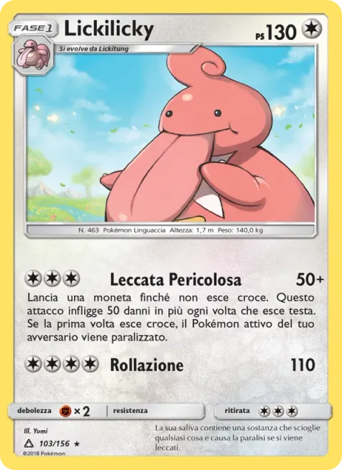 Lickilicky [Dangerous Lick | Rolling Tackle]