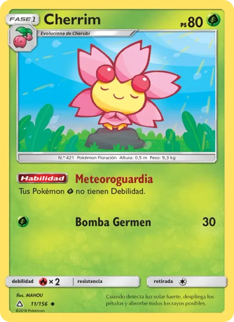 Cherrim [Weather Guard | Seed Bomb]