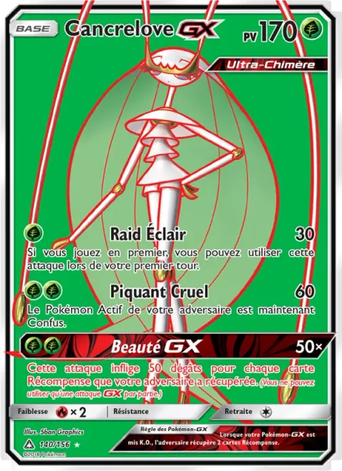 Pheromosa GX [Fast Raid | Cruel Spike | Beauty GX]