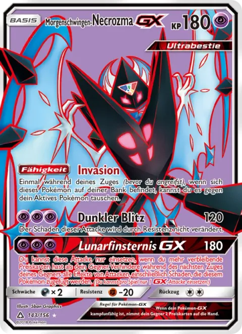 Dawn Wings Necrozma GX [Invasion | Dark Flash | Moon's Eclipse GX]