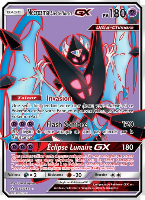 Dawn Wings Necrozma GX [Invasion | Dark Flash | Moon's Eclipse GX]