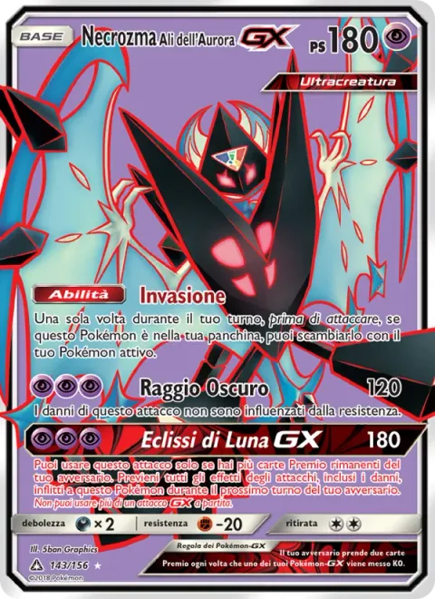 Dawn Wings Necrozma GX [Invasion | Dark Flash | Moon's Eclipse GX]