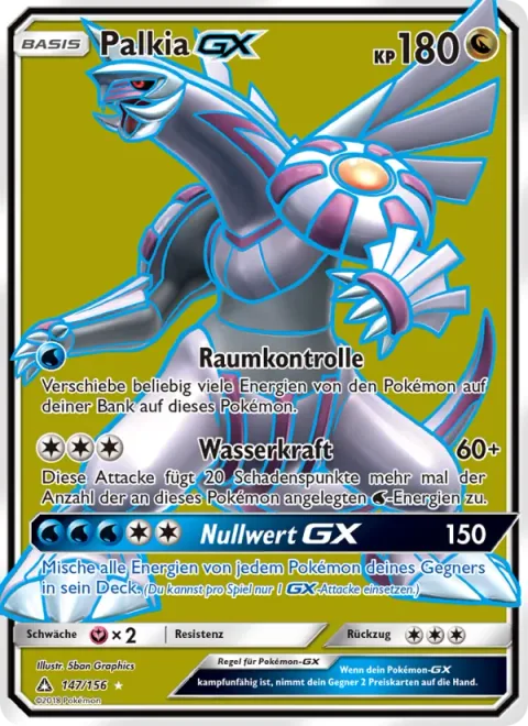 Palkia GX [Spatial Control | Hydro Pressure | Zero Vanish GX]