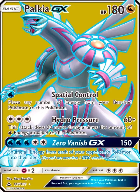 Palkia GX [Spatial Control | Hydro Pressure | Zero Vanish GX]