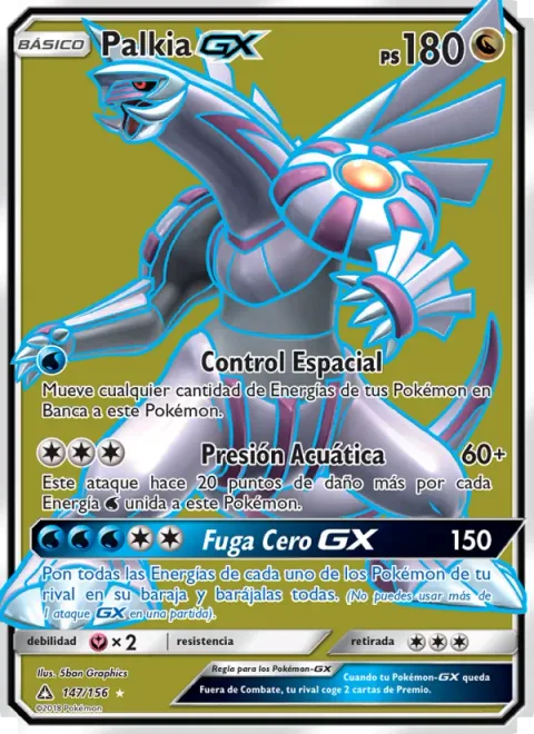 Palkia GX [Spatial Control | Hydro Pressure | Zero Vanish GX]