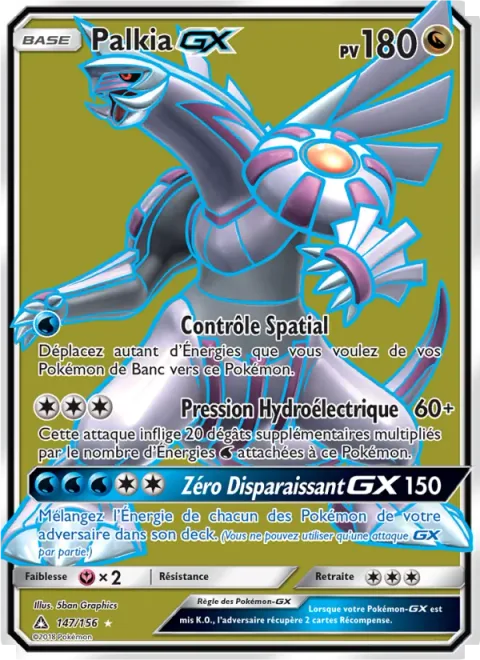 Palkia GX [Spatial Control | Hydro Pressure | Zero Vanish GX]
