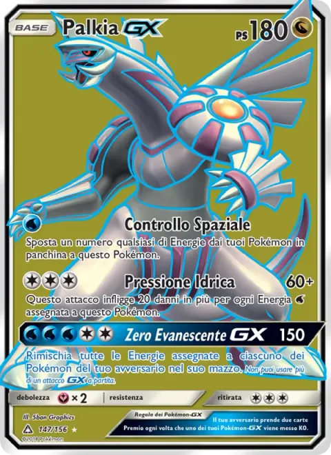 Palkia GX [Spatial Control | Hydro Pressure | Zero Vanish GX]