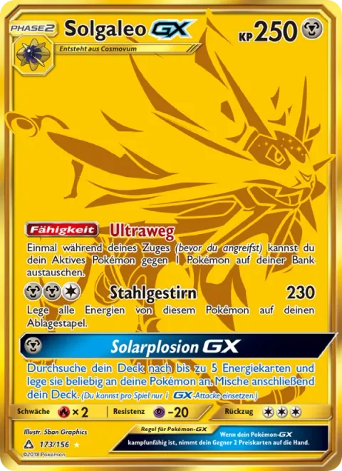 Solgaleo GX [Ultra Road | Sunsteel Strike | Sol Burst GX]