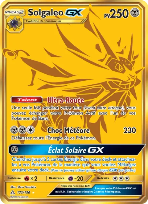 Solgaleo GX [Ultra Road | Sunsteel Strike | Sol Burst GX]