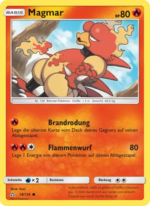 Magmar [Controlled Burn | Flamethrower]