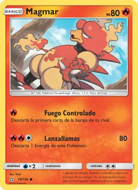 Magmar [Controlled Burn | Flamethrower]