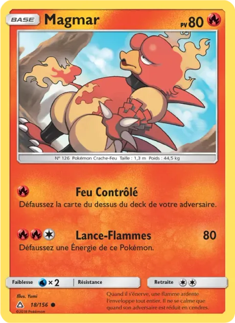 Magmar [Controlled Burn | Flamethrower]