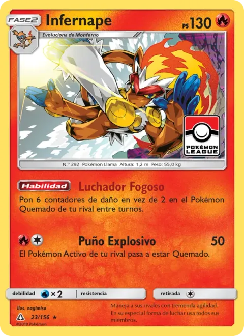 Infernape [Flaming Fighter | Burst Punch]