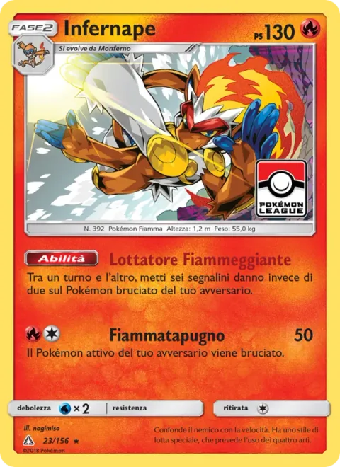 Infernape [Flaming Fighter | Burst Punch]