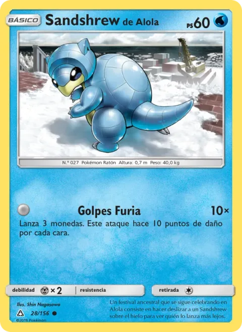 Alolan Sandshrew [Fury Swipes]