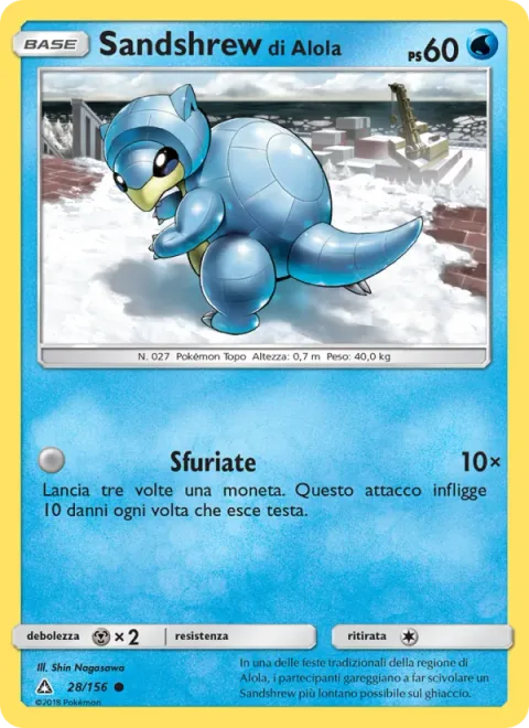 Alolan Sandshrew [Fury Swipes]